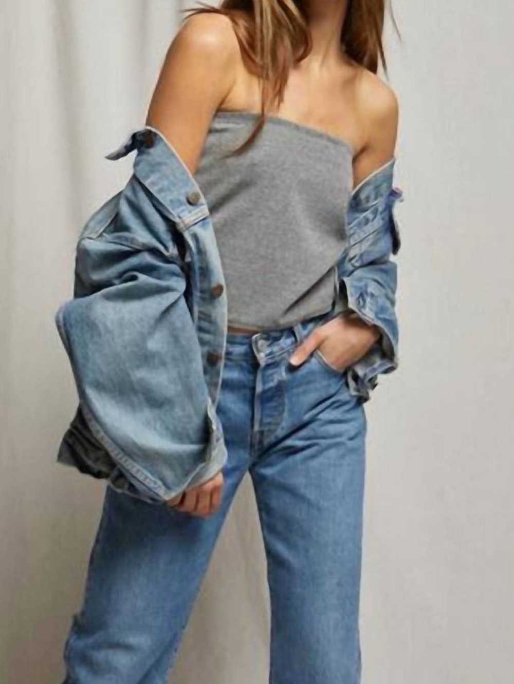 Perfectwhitetee Talula Rib Tube Top
